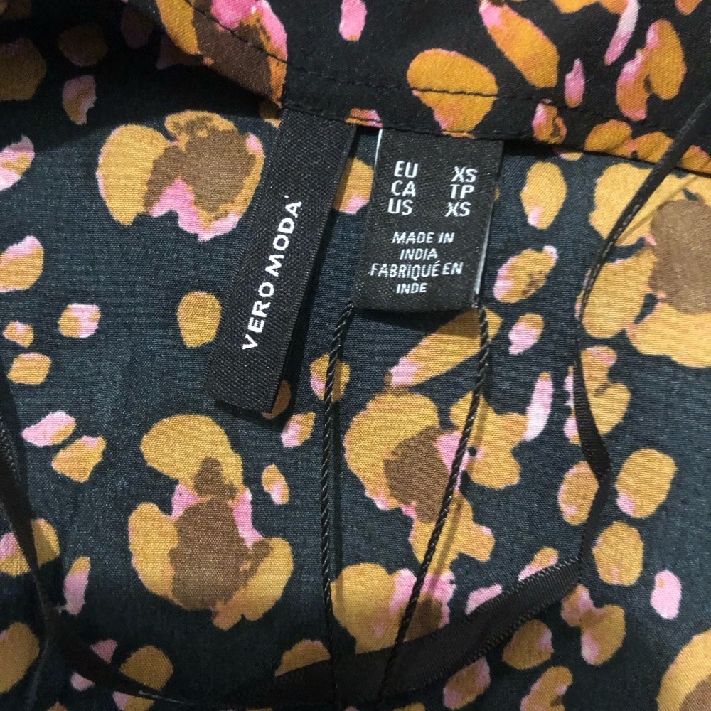Animal Print Faux Wrap Maxi Dress — Size XS — NWOT - Picture 4 of 4